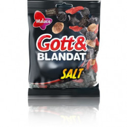 Salty licorice candy bag